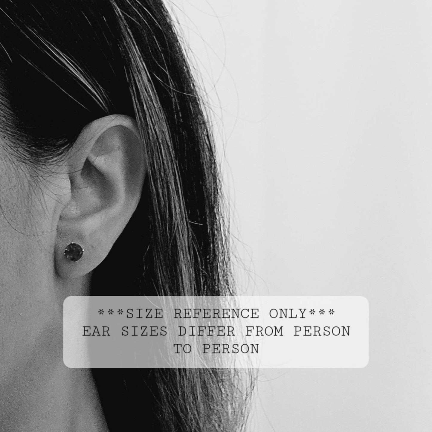 Green Onyx Stud Earrings – Sterling Silver or Gold Plated (3–6mm)