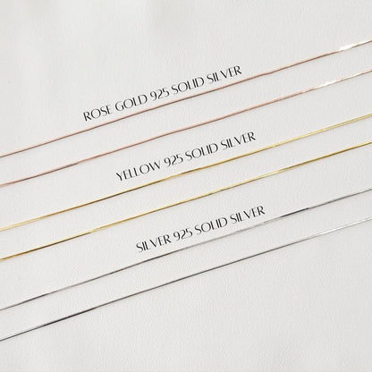 925 Sterling Silver Peridot Pendant Necklace - Rose Gold Peridot Gemstone Charm Necklace - .925 Silver Chain Necklace