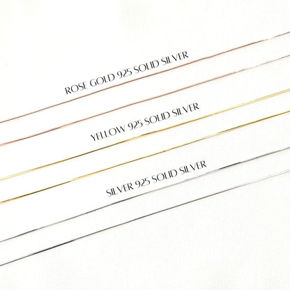 925 Sterling Silver Amethyst Pendant Necklace - Amethyst Gemstone Charm Necklace - Amethyst .925 Silver Chain Necklace