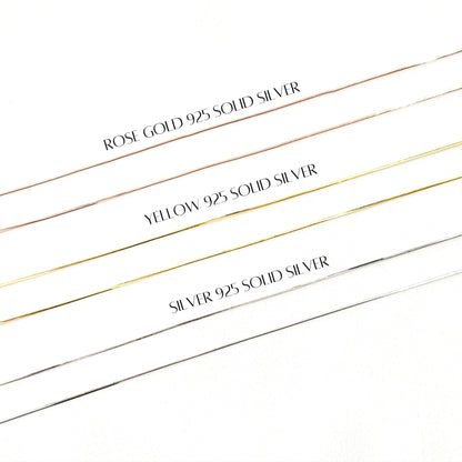 925 Sterling Silver Gold Rutilated Quartz Pendant Necklace - Gold Rutile Gemstone Charm Necklace - Snake Chain Necklace - Minimalist Jewelry