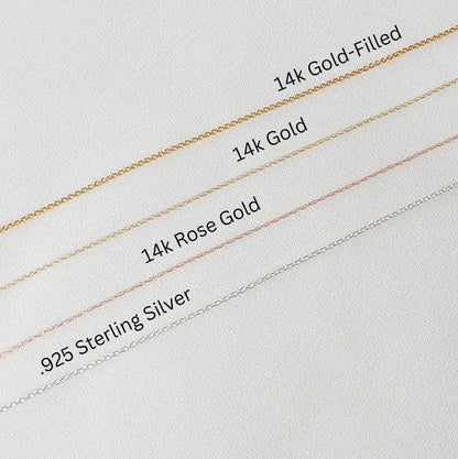 Lab-Grown Ruby Pendant Necklace | Gemstone Jewelry | Minimalist Dainty Gold or Silver Necklace Jewels of Aurora